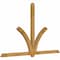 Ekena Millwork Redmond Rough Sawn Timber Gable Bracket, Western Red Cedar, 108"W x 68"H x 4"D x 4"F, 15/12 Pitch GBW108X68X0404RED00RWR - alternate 5